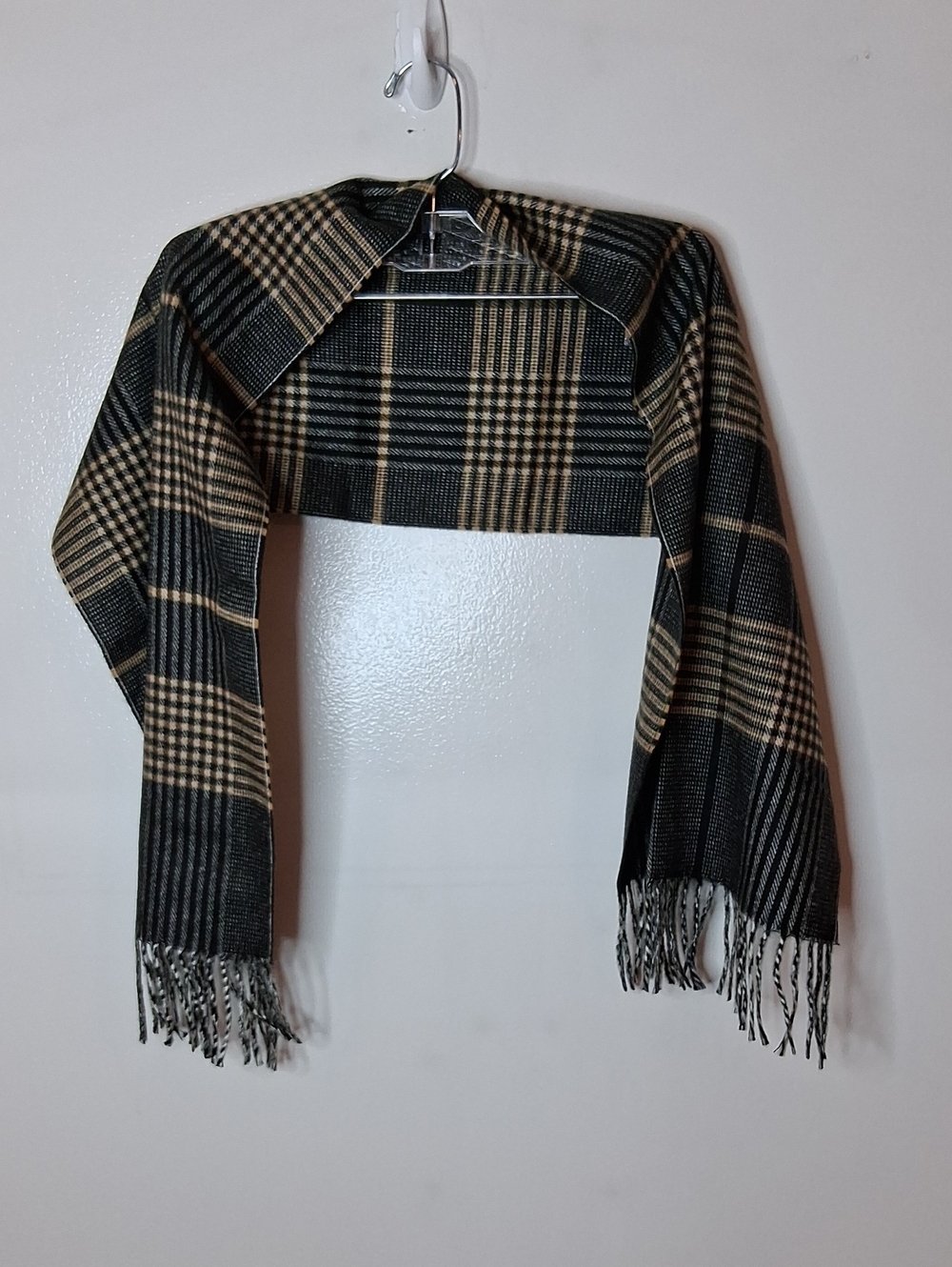 Dior Monsieur Black and Brown Striped Scarf